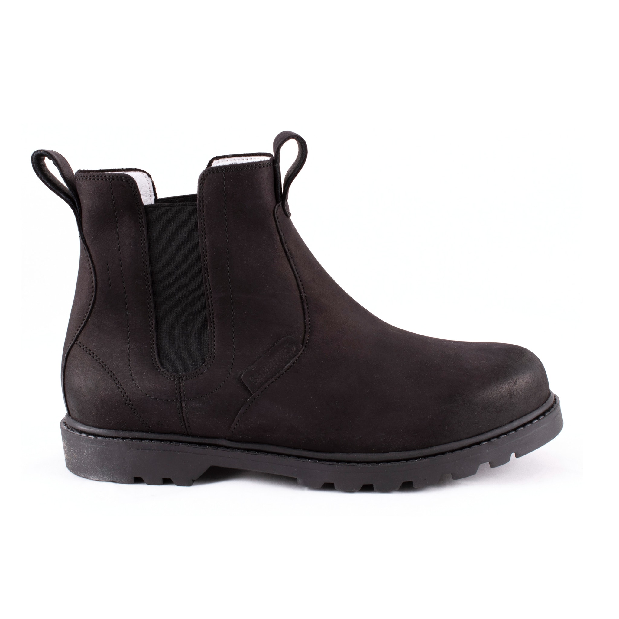 Logo leather Chelsea boots